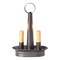 Irvins Country Tinware Oval Double Accent Light in Smokey Black
